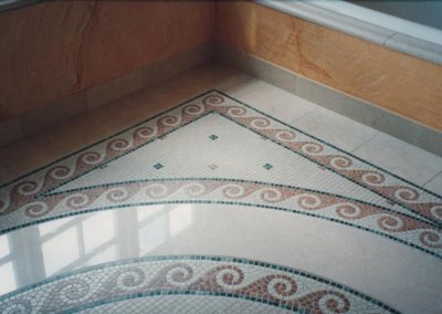 Badeværelse med mosaik